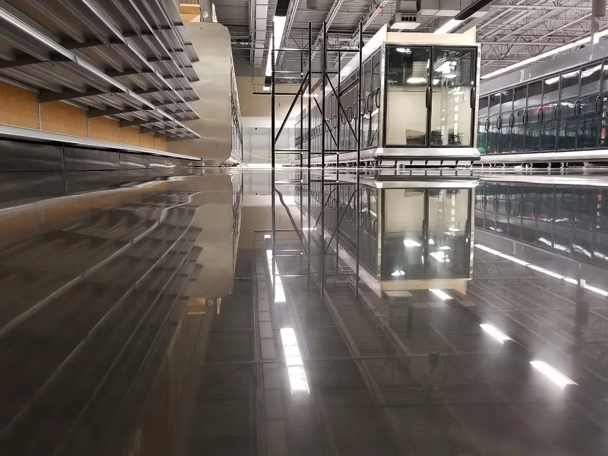 Concrete polishing