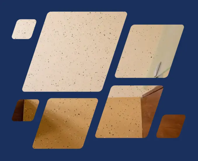 Epoxy chip flooring color samples mosaic