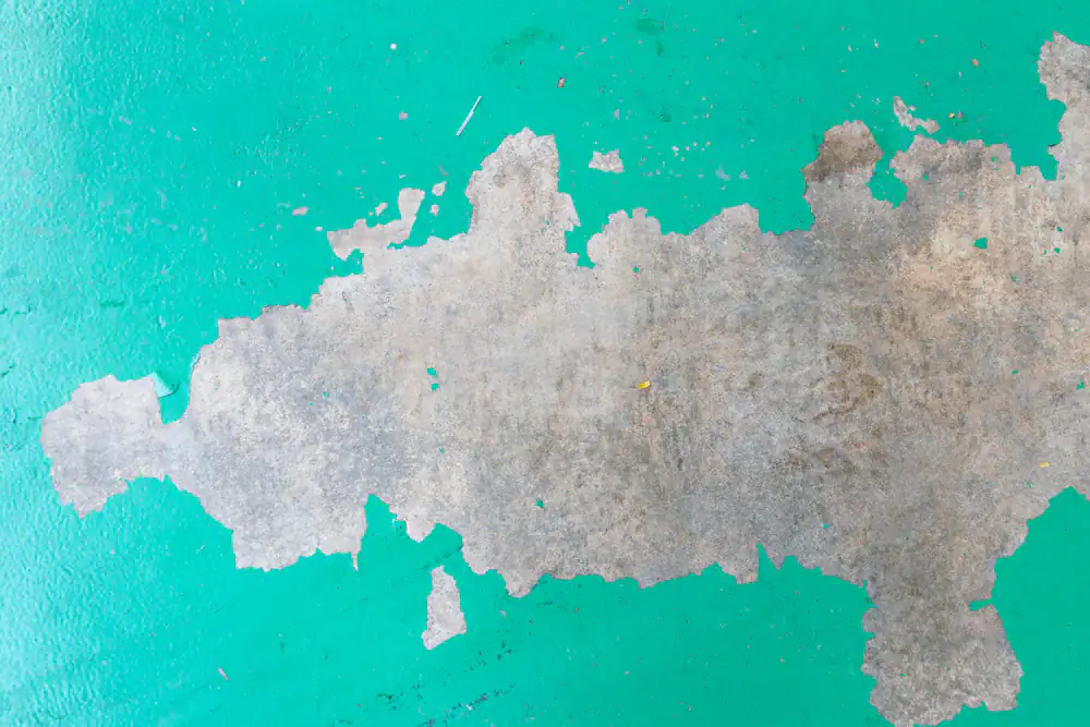 Peeling Paint Texture Green Miami Dade County Florida